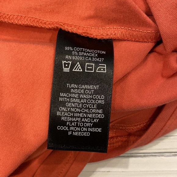 NWT NIC+ZOE Perfect Tank Orange XL - Picture 8 of 8